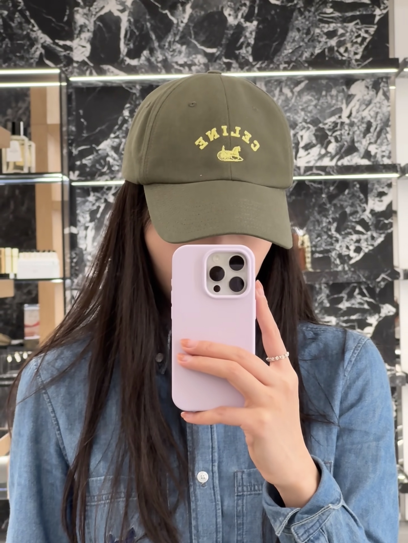 爆款CELINE（赛琳）官网代购版本。 原版1:1 定制！ 简约字母明星同款最新棒球帽，时尚潮流，高端做