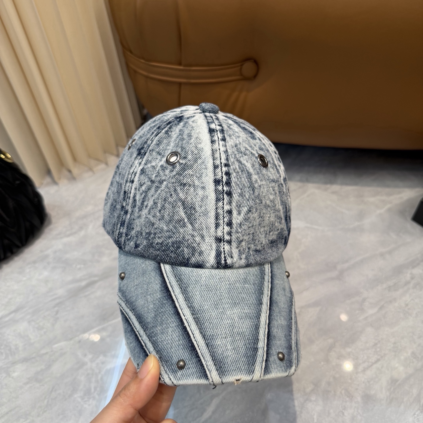 Unknown SMFK新款牛仔布棒球帽