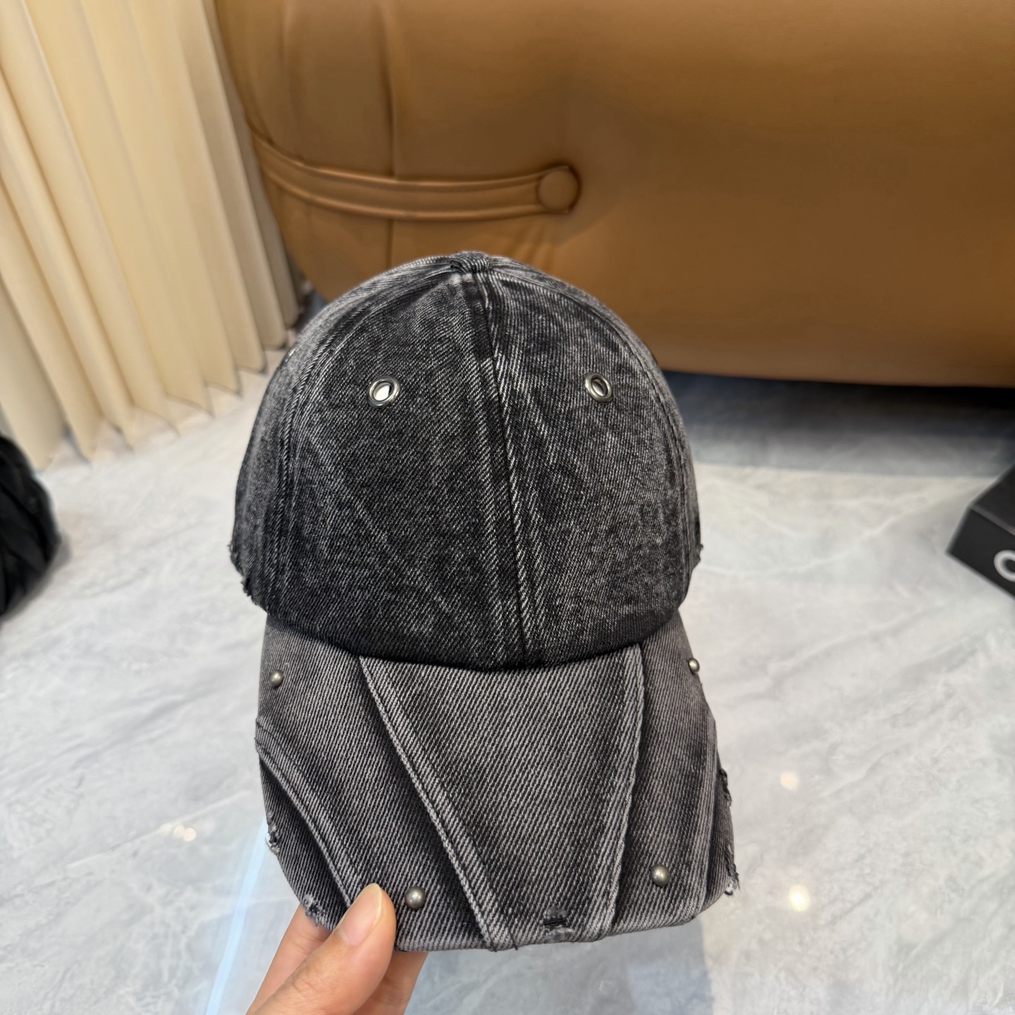 Unknown SMFK新款牛仔布棒球帽