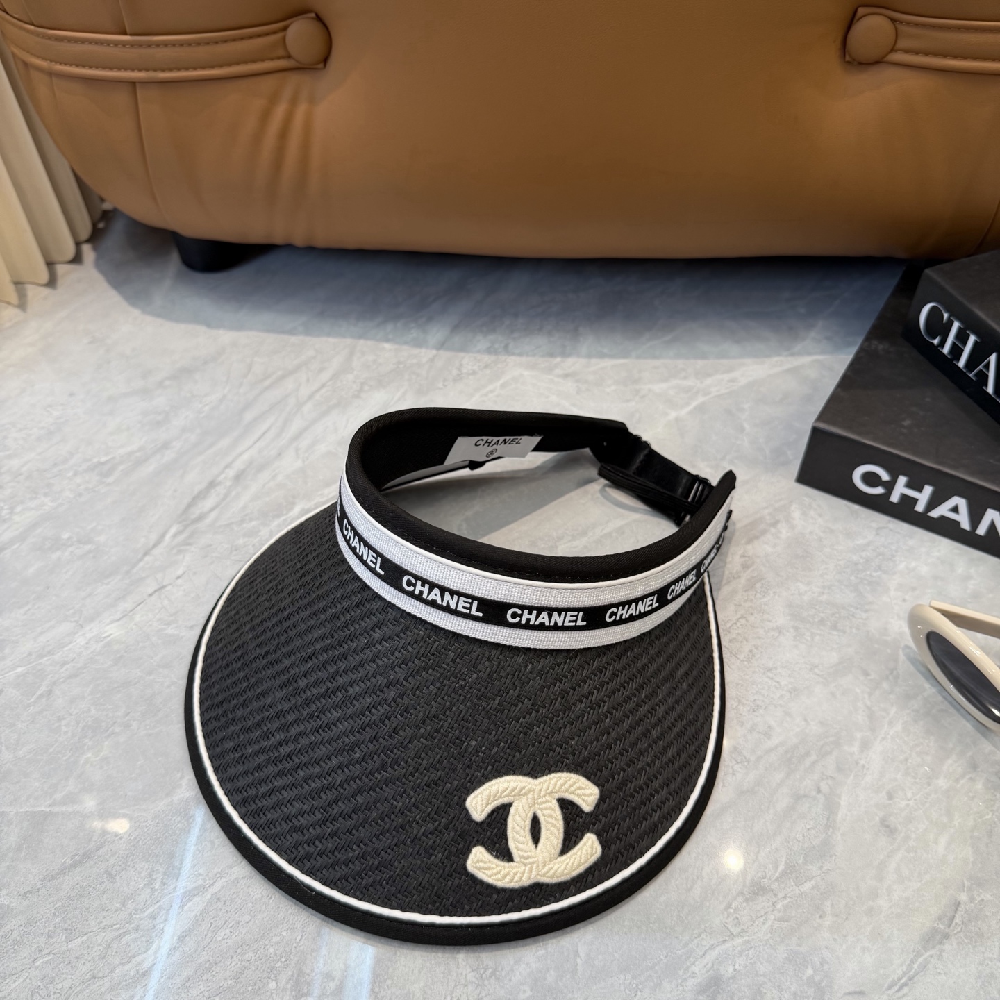 Chanel 香奈儿轻奢名媛风空顶帽 透气不闷头…可调节 夏季