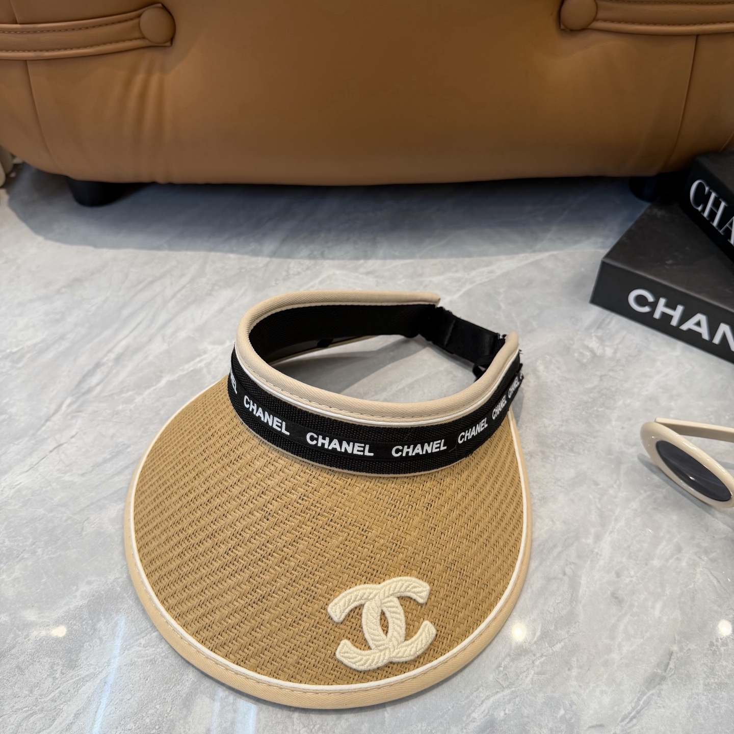 Chanel 香奈儿轻奢名媛风空顶帽 透气不闷头…可调节 夏季