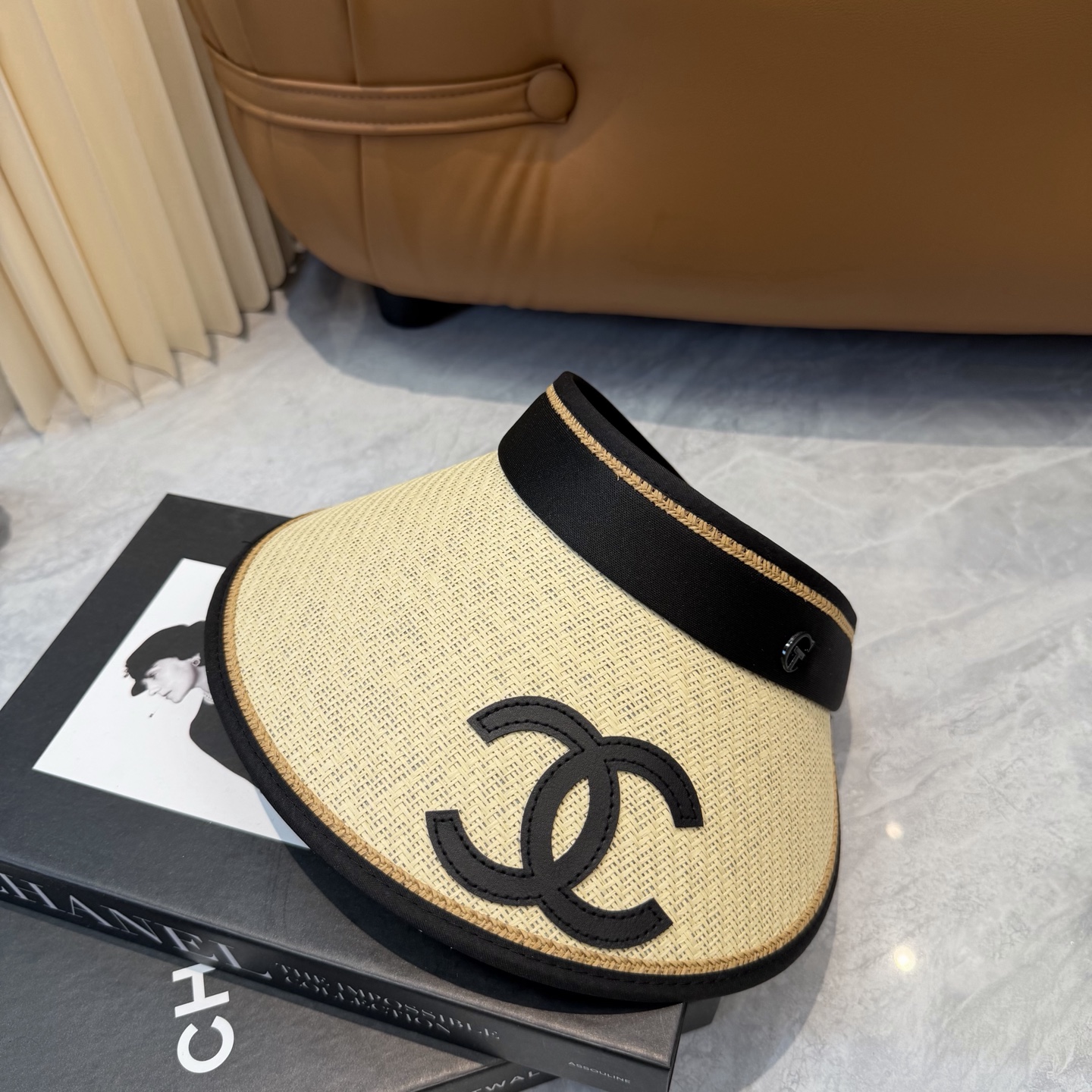 Chanel 香奈儿轻奢名媛风空顶帽 透气不闷头…可调节 夏季