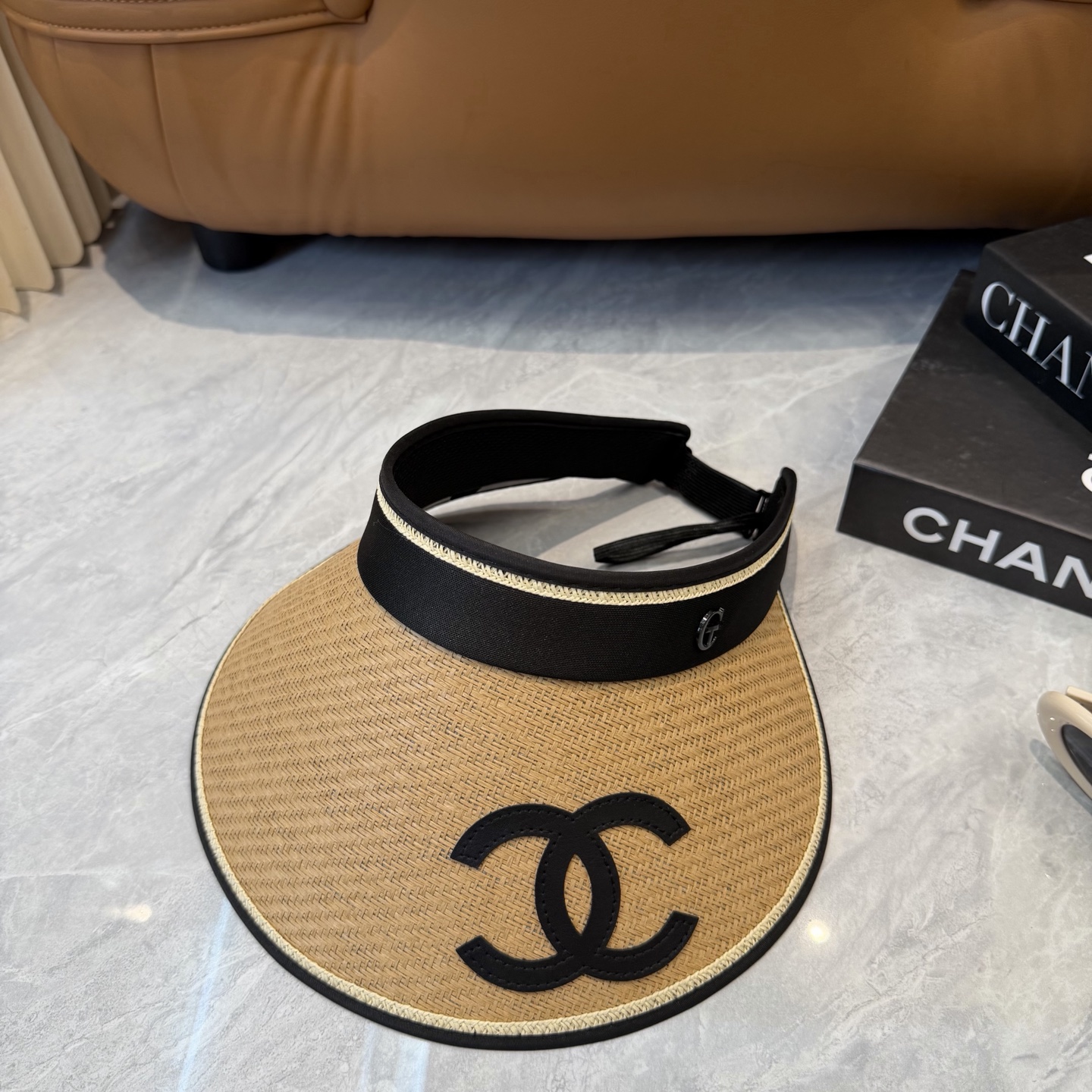 Chanel 香奈儿轻奢名媛风空顶帽 透气不闷头…可调节 夏季