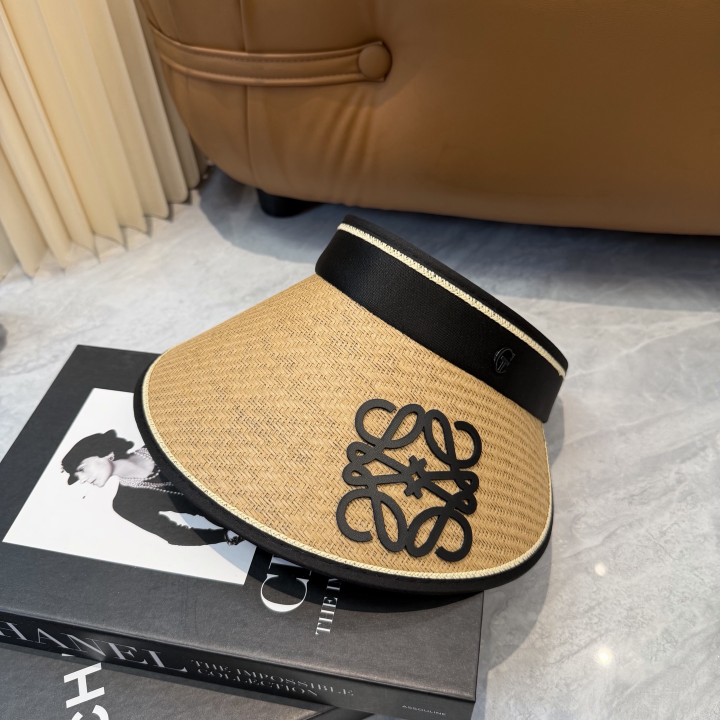Loewe 罗意威 LOEWE 轻奢名媛风空顶帽 透气不闷头…可调节 夏季