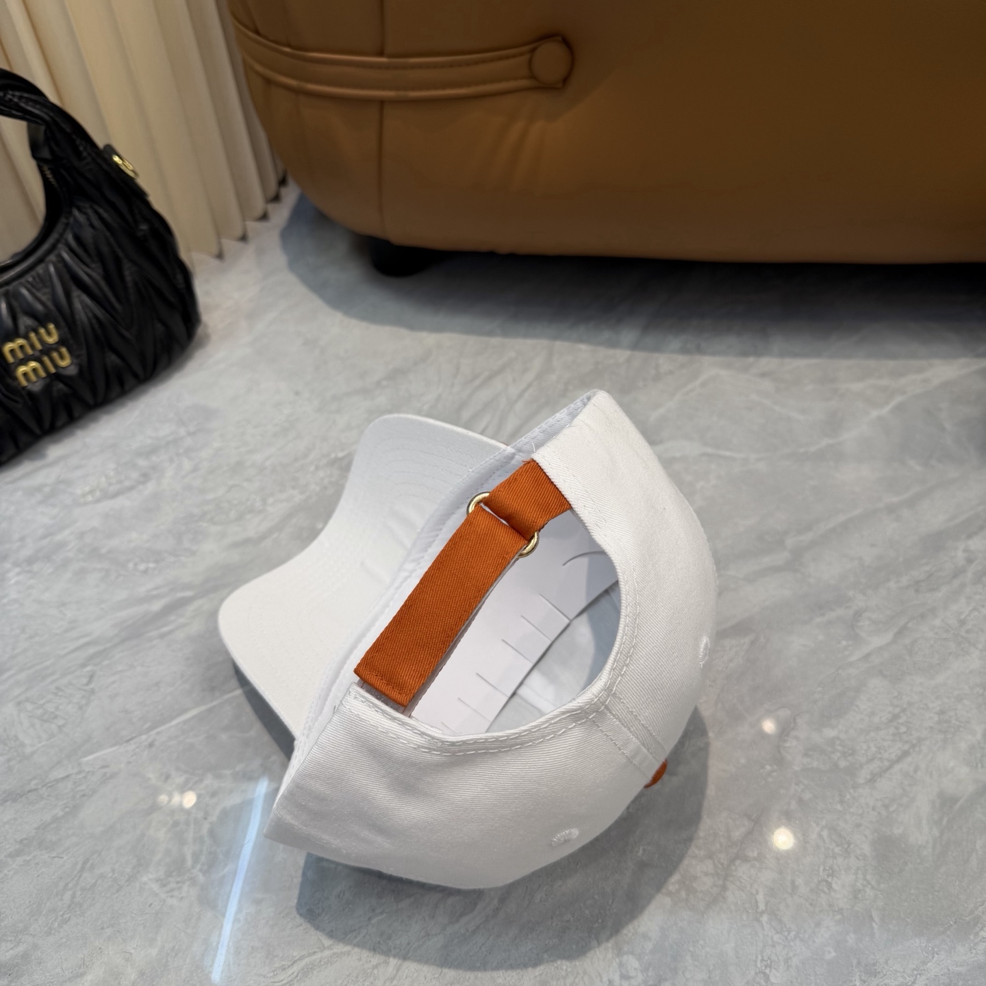 Hermès HERMÈS (爱马仕)最新款 棒球帽 拼色H 开模订制 透气帆布面料+ 精钢调节扣