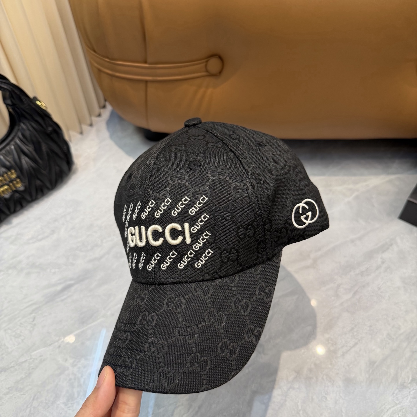 Gucci 古奇Gucci 新款 棒球帽，純也格调很有感觉，很酷很 ， 断货热门，质量超赞
