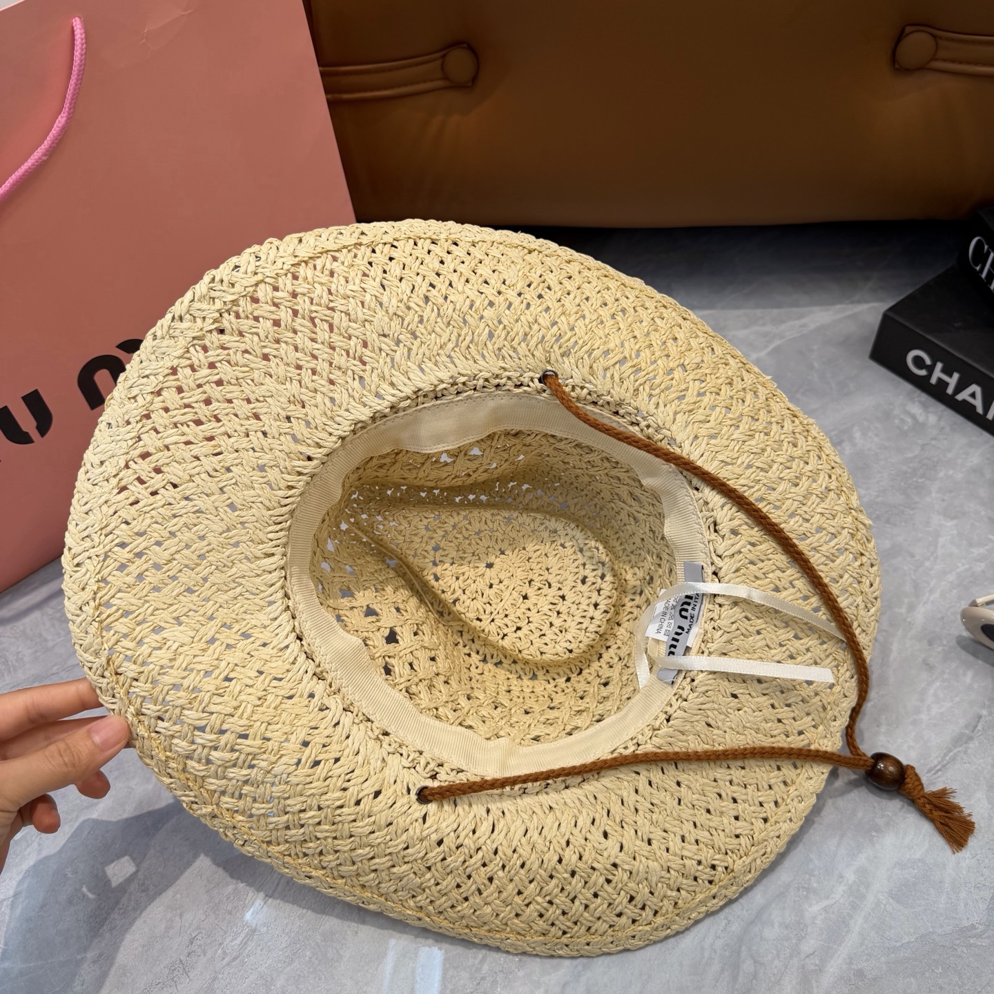 Miu Miu 缪缪miumiu新款草帽，高级定制，细节待上，夏季防晒防紫外线，出行 ，百搭