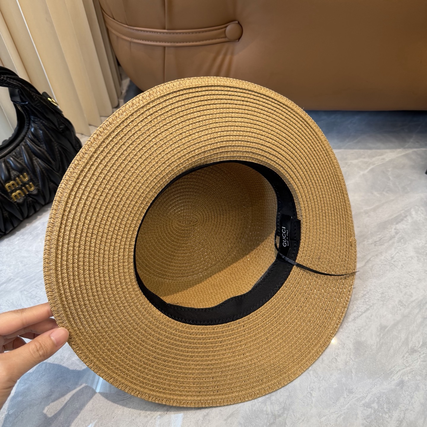 Gucci 古奇新款礼帽，遮阳草帽，夏季沙滩出游 头围57cm