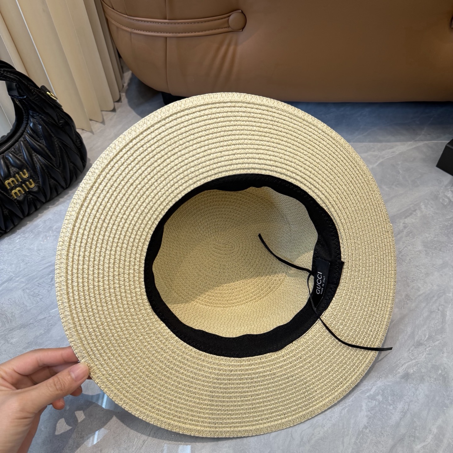Gucci 古奇新款礼帽，遮阳草帽，夏季沙滩出游 头围57cm