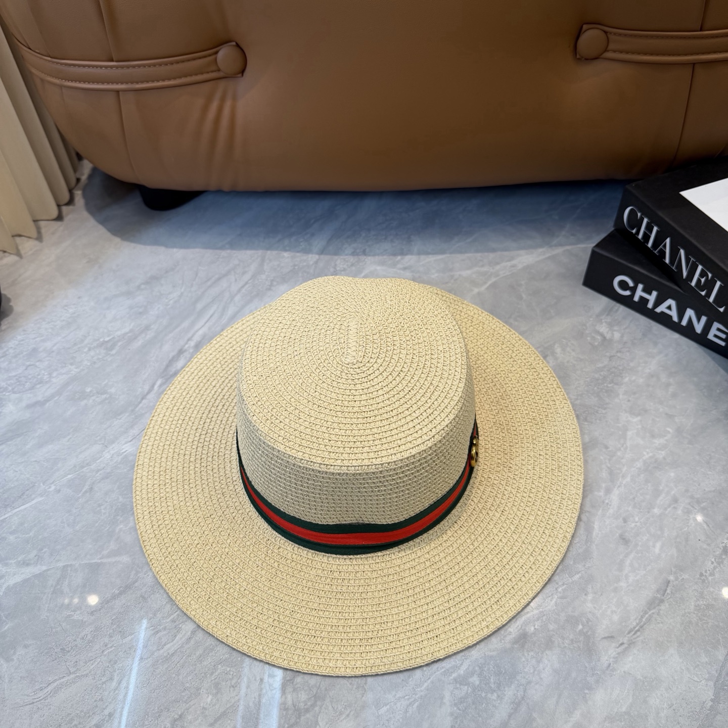 Gucci 古奇新款礼帽，遮阳草帽，夏季沙滩出游 头围57cm