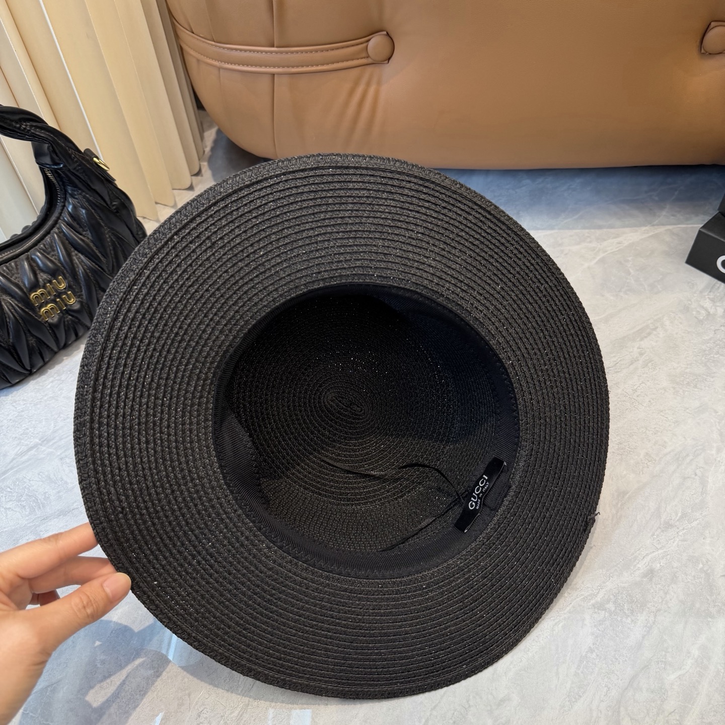 Gucci 古奇新款礼帽，遮阳草帽，夏季沙滩出游 头围57cm