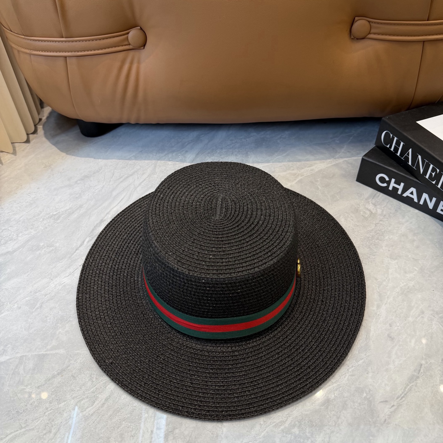 Gucci 古奇新款礼帽，遮阳草帽，夏季沙滩出游 头围57cm