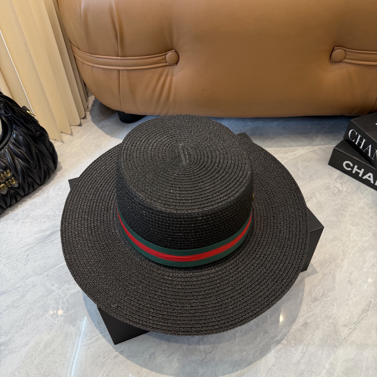 Gucci 古奇新款礼帽，遮阳草帽，夏季沙滩出游 头围57cm