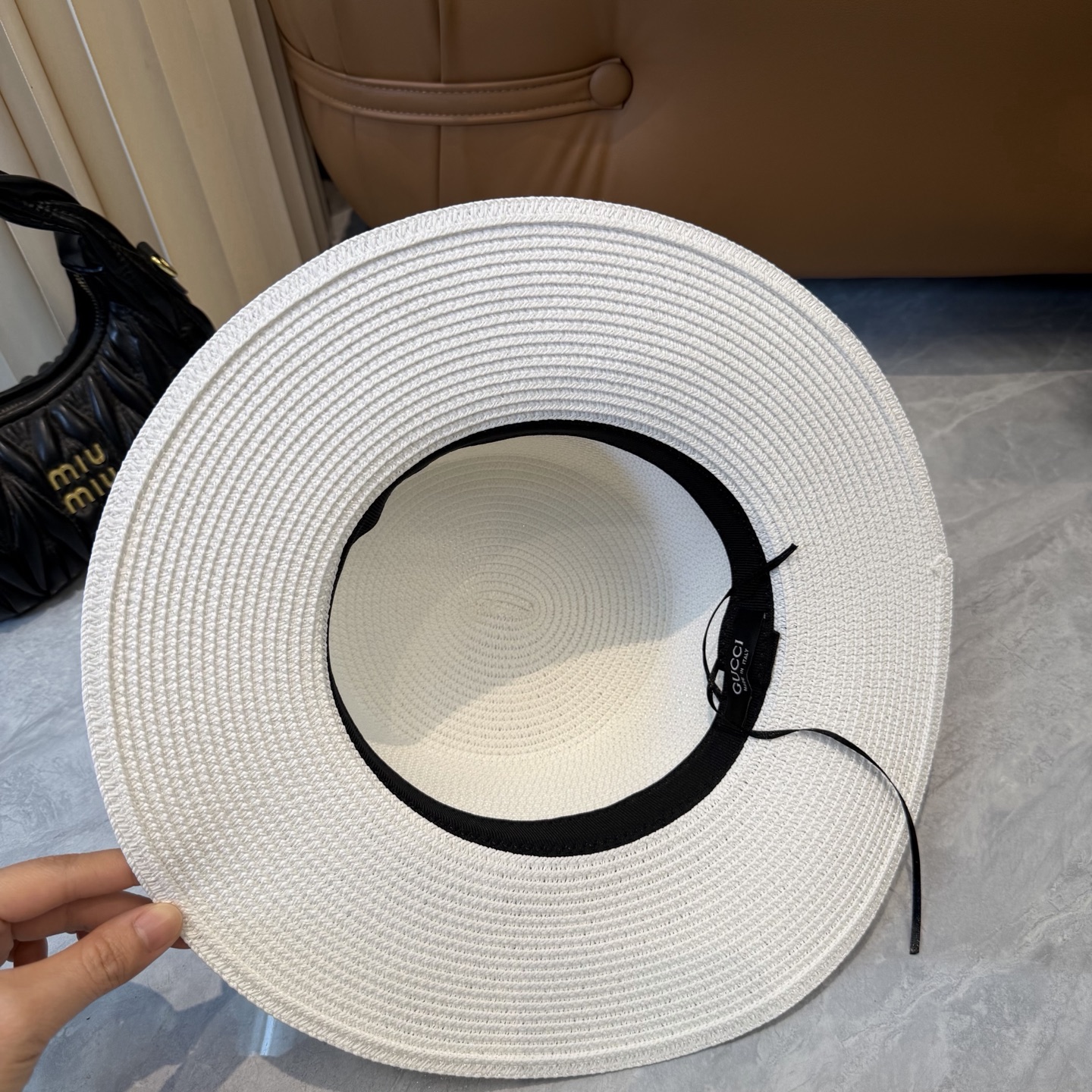 Gucci 古奇新款礼帽，遮阳草帽，夏季沙滩出游 头围57cm