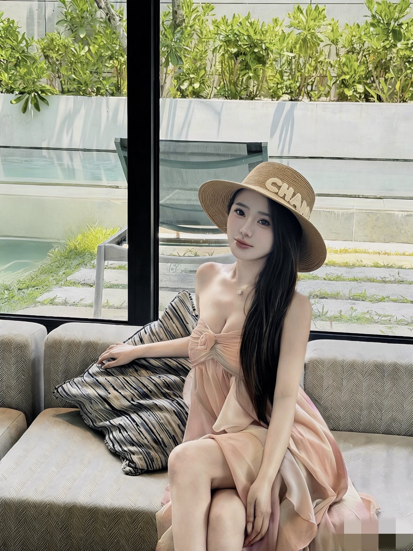 Chanel Chanel香奈儿新款名媛风范草帽，出游沙滩 单品 头围57cm