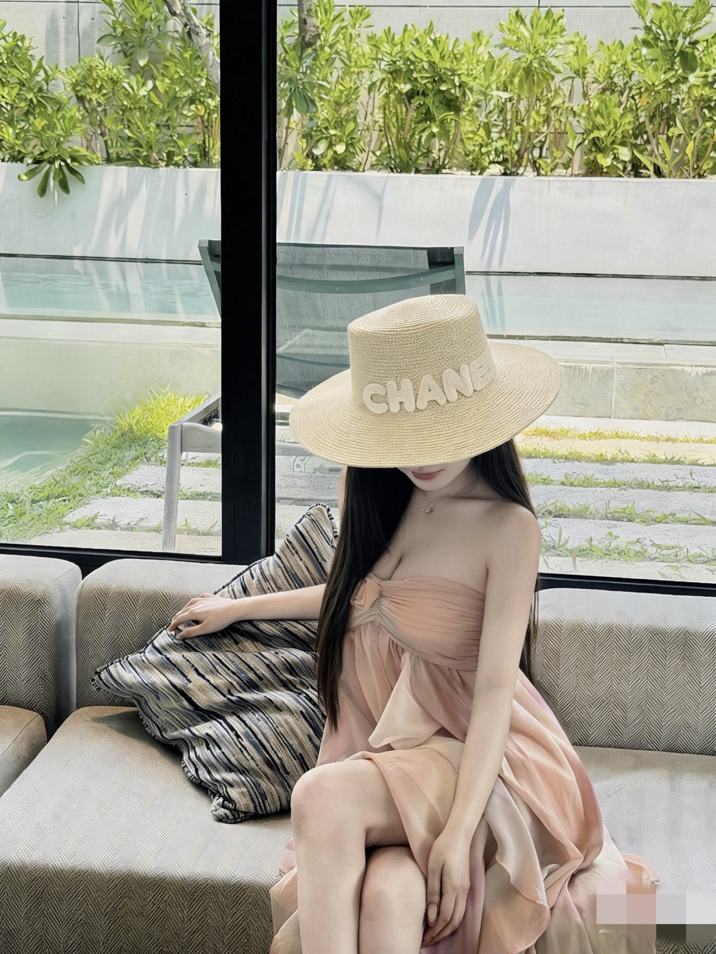 Chanel Chanel香奈儿新款名媛风范草帽，出游沙滩 单品 头围57cm
