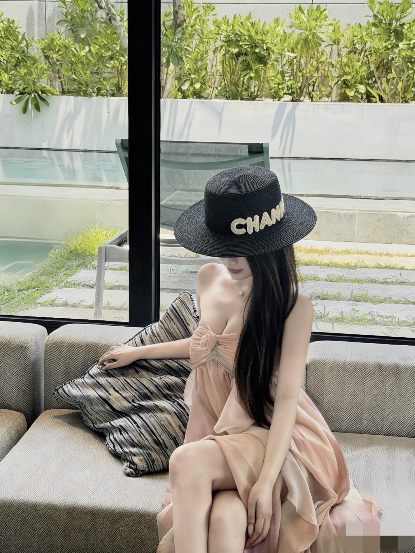 Chanel Chanel香奈儿新款名媛风范草帽，出游沙滩 单品 头围57cm