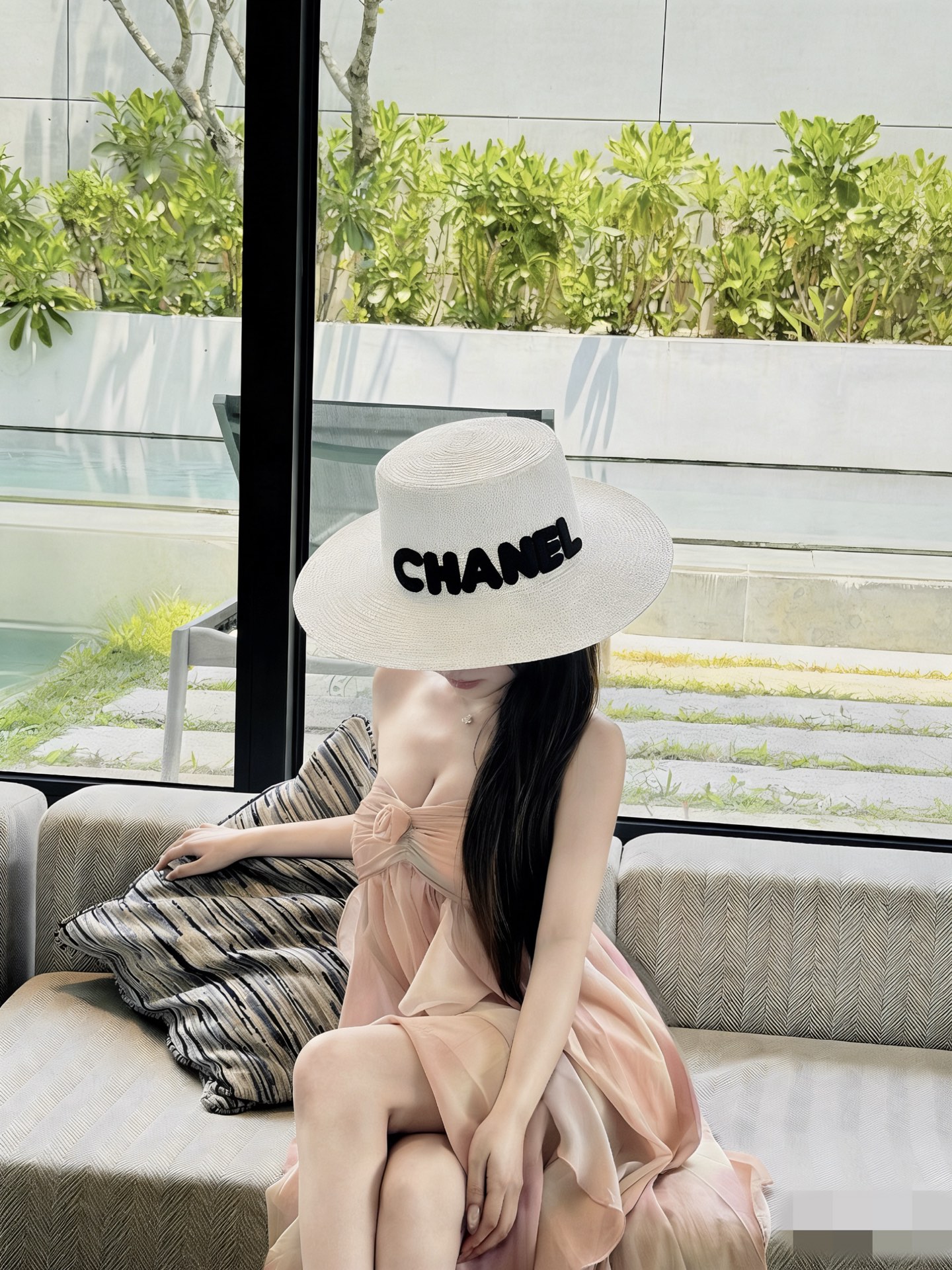 Chanel Chanel香奈儿新款名媛风范草帽，出游沙滩 单品 头围57cm