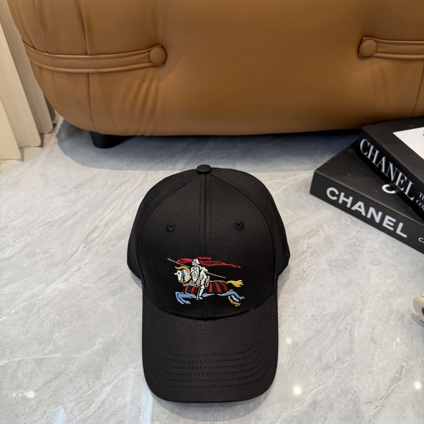 Burberry 巴宝莉BURBERRY 新款刺绣棒球帽 韩版新款英伦风定制款1:1 男女通用棒球帽 提花美邦工艺地质面料 高版品质质量