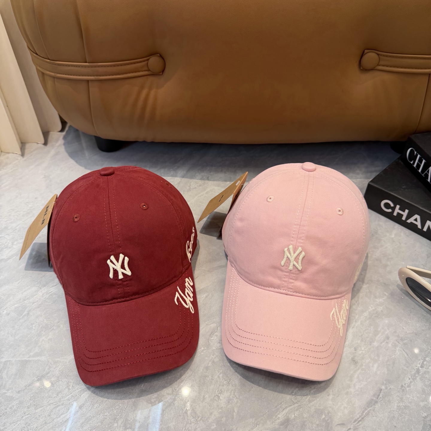 韩国正品MLB棒球帽。NY最新最火的帽子就在这👏👏最新款棒球帽刺绣男女情侣款鸭舌帽❗最新款 ，爆炸款全线