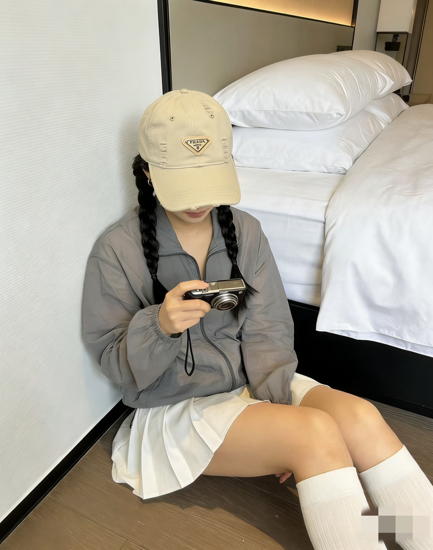 Prada 普拉达 ，高品质透气性巨佳，四季佩戴款