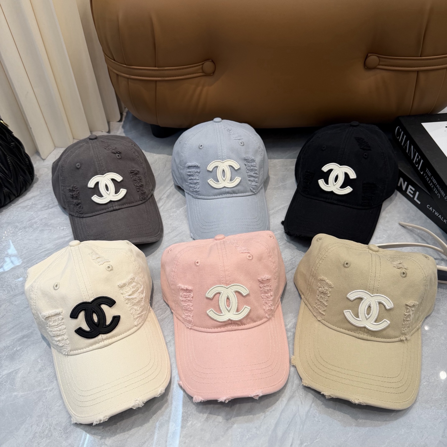 香奈儿CHANEL 新品棒球帽，logo小香经典简约，时尚休闲设计 跑量新品