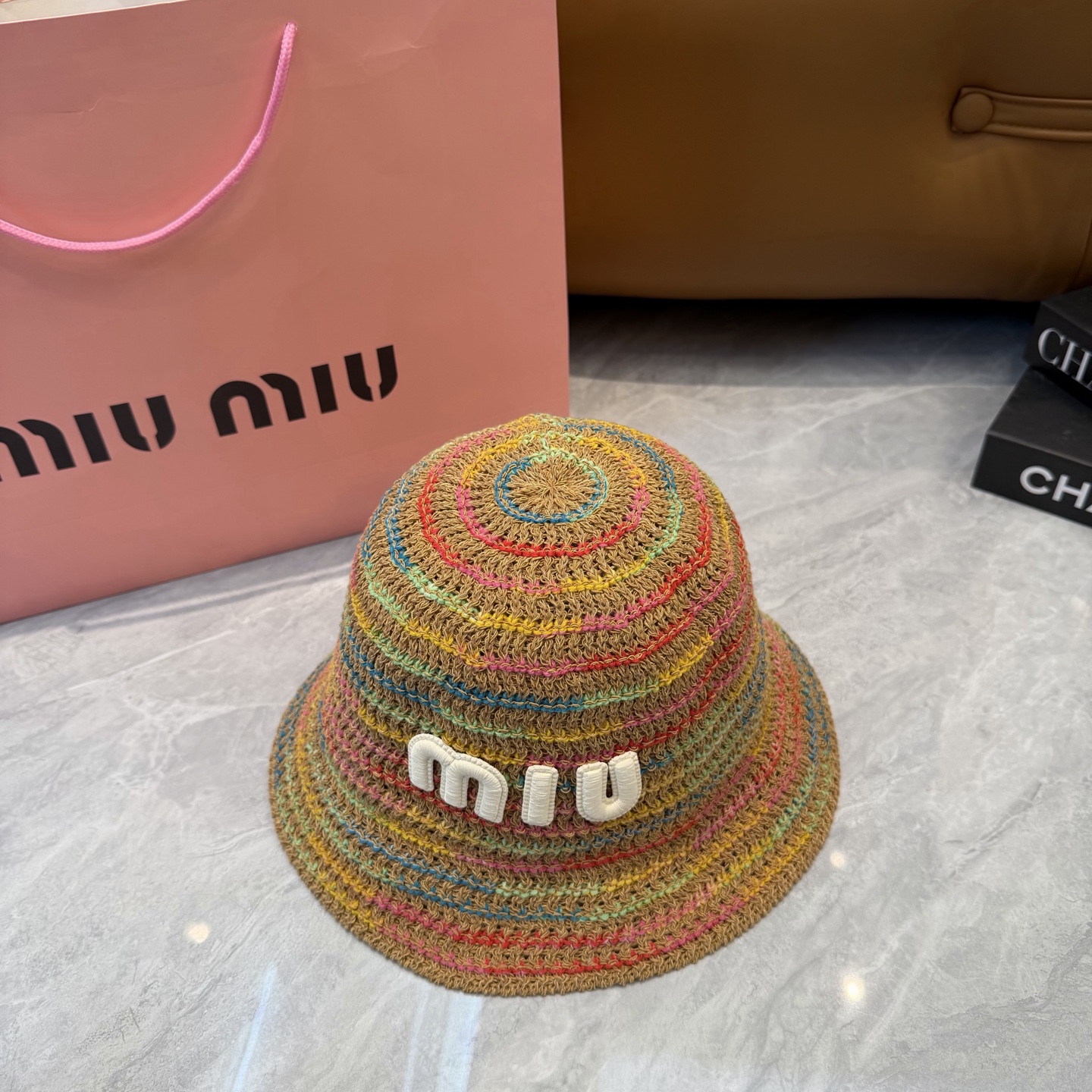 Miu Miu miumiu 谬针织盆帽 渔夫帽高密度制作 一顶 有品位的针织帽了~出街首选 帽型超美腻颜色妥妥