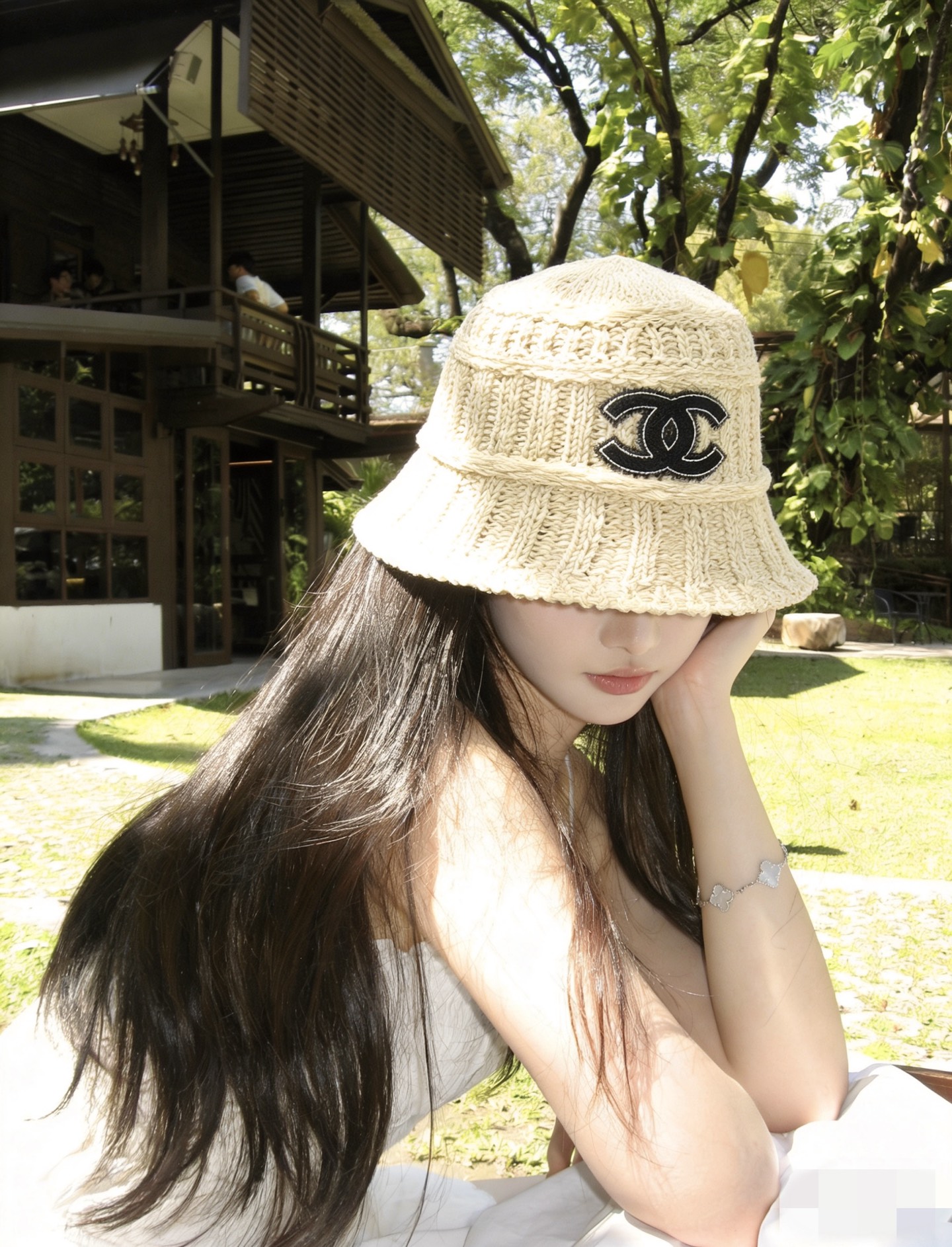 Chanel 香奈儿CHANEL 针织盆帽 渔夫帽高密度制作 一顶 有品位的针织帽了~出街首选 帽型超美腻颜色妥妥