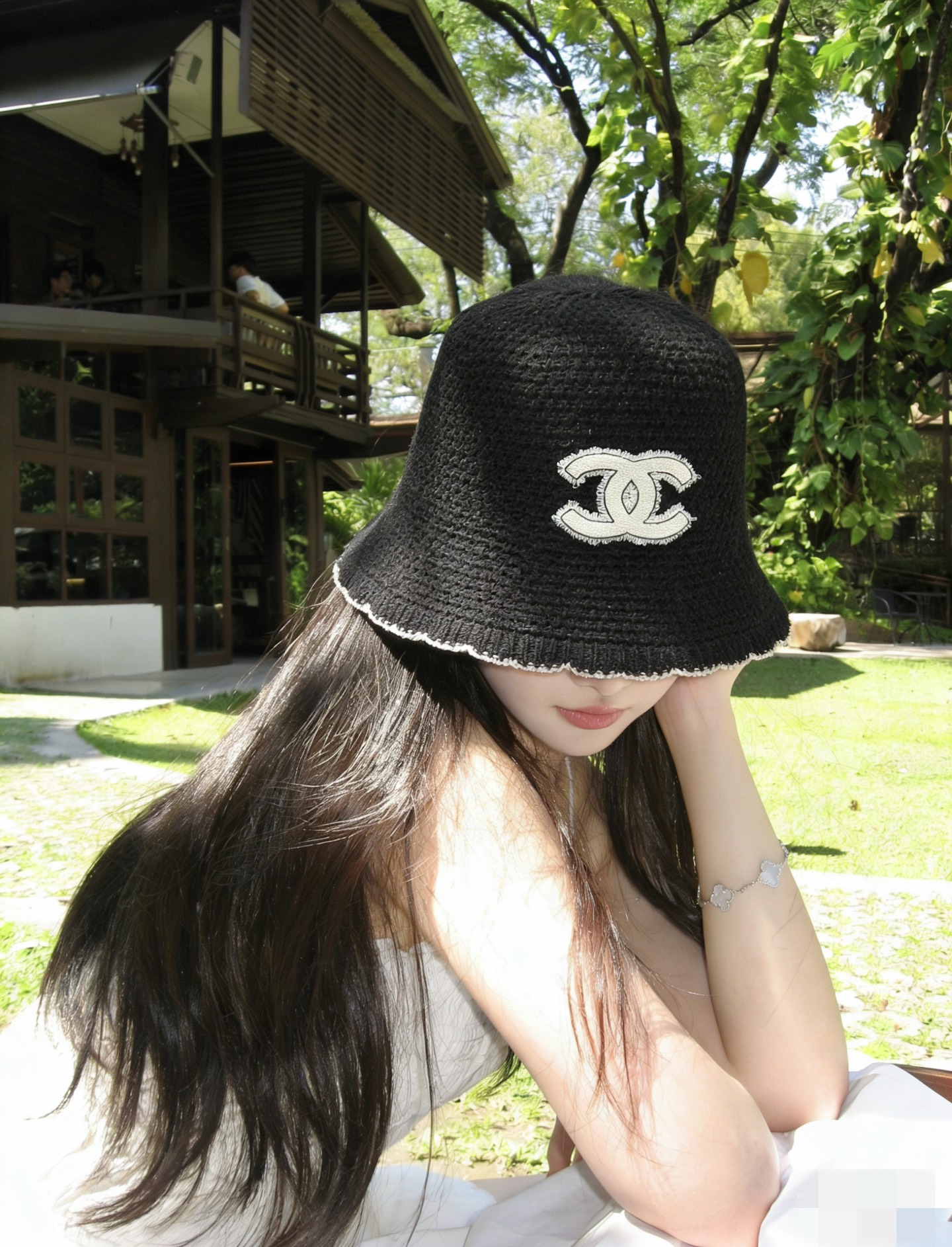 Chanel 香奈儿CHANEL 针织盆帽 渔夫帽高密度制作 一顶 有品位的针织帽了~出街首选 帽型超美腻颜色妥妥