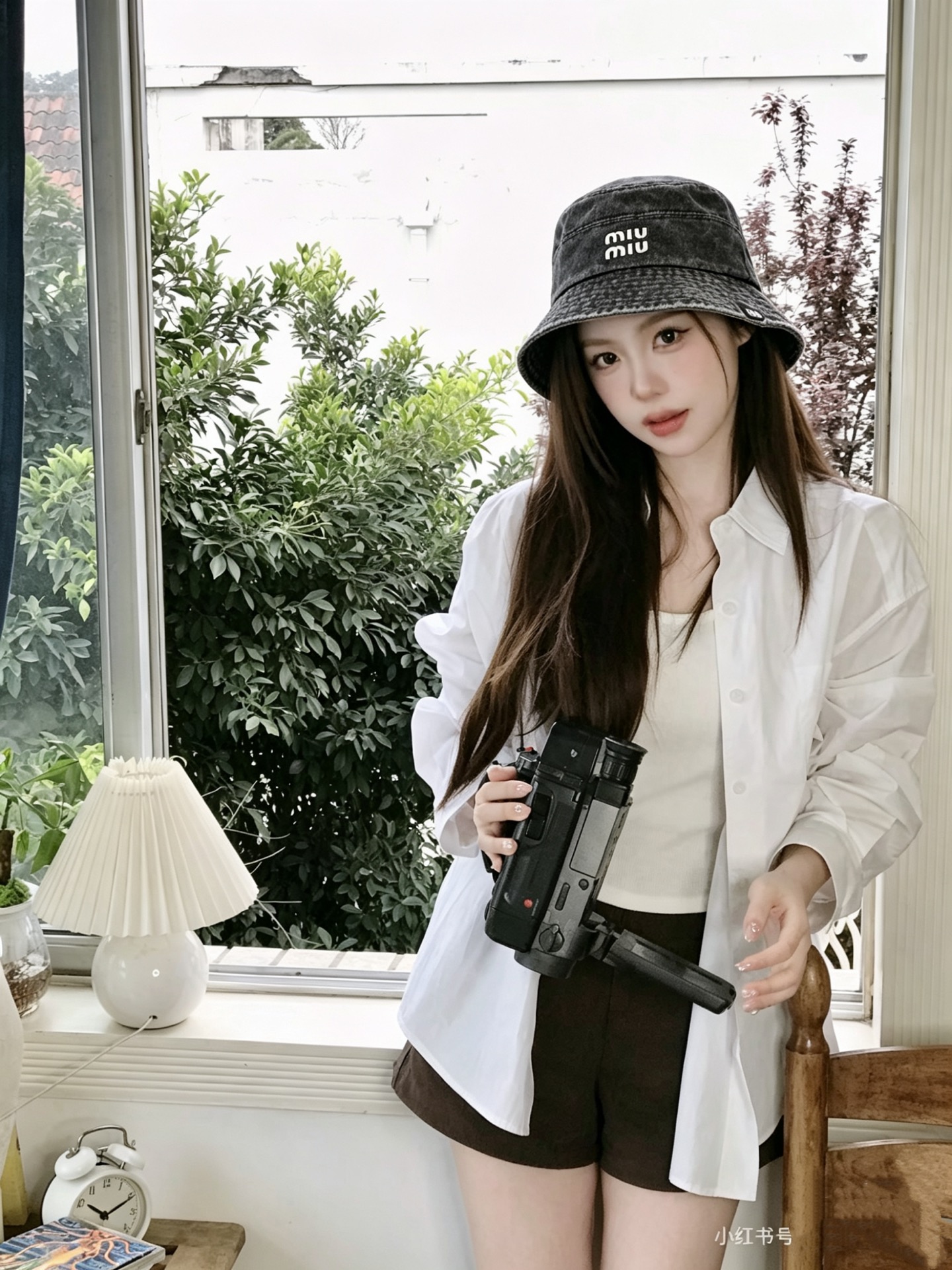 【Miumiu缪缪】新款牛仔订单款渔夫帽，大牌款超好搭配，赶紧入手！