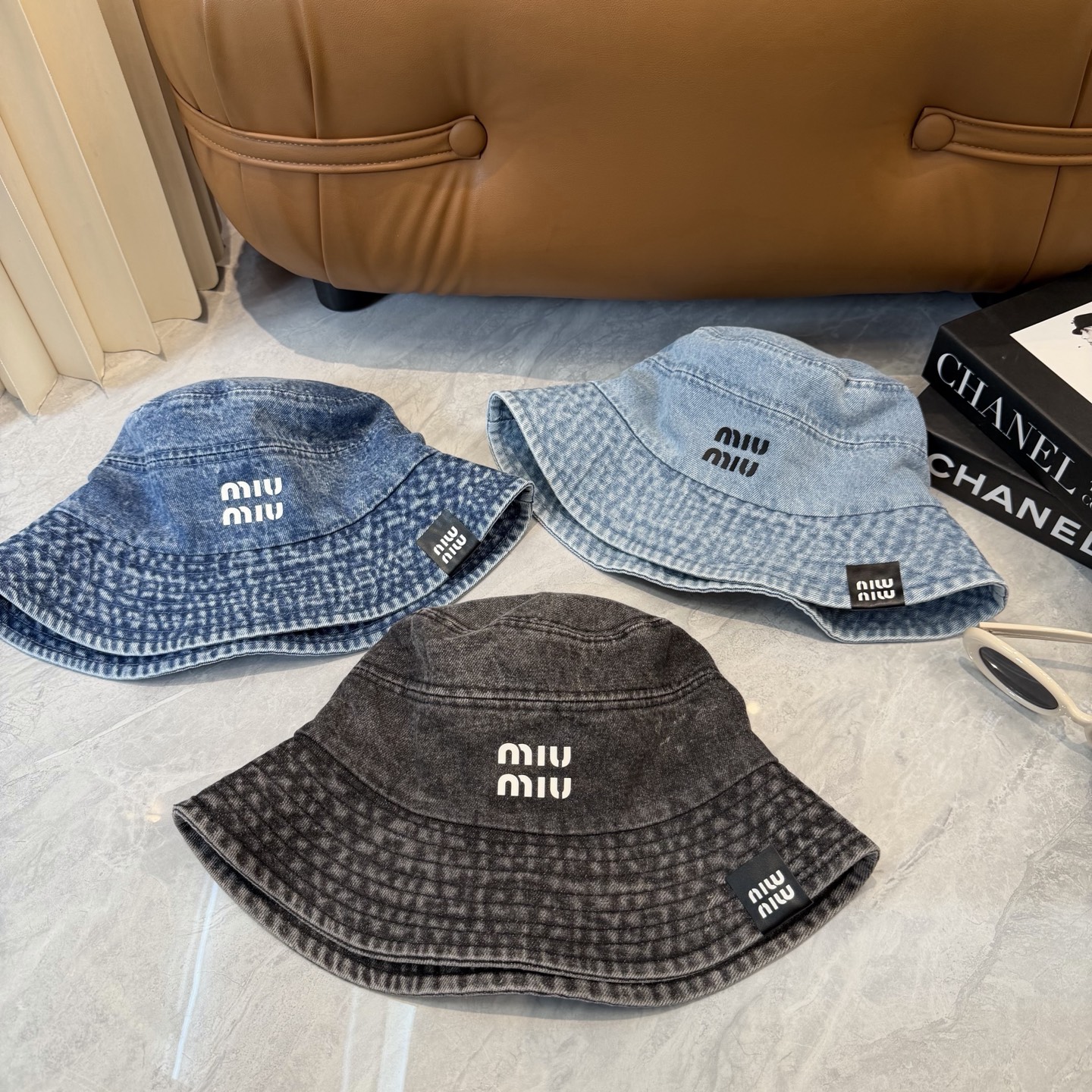【Miumiu缪缪】新款牛仔订单款渔夫帽，大牌款超好搭配，赶紧入手！