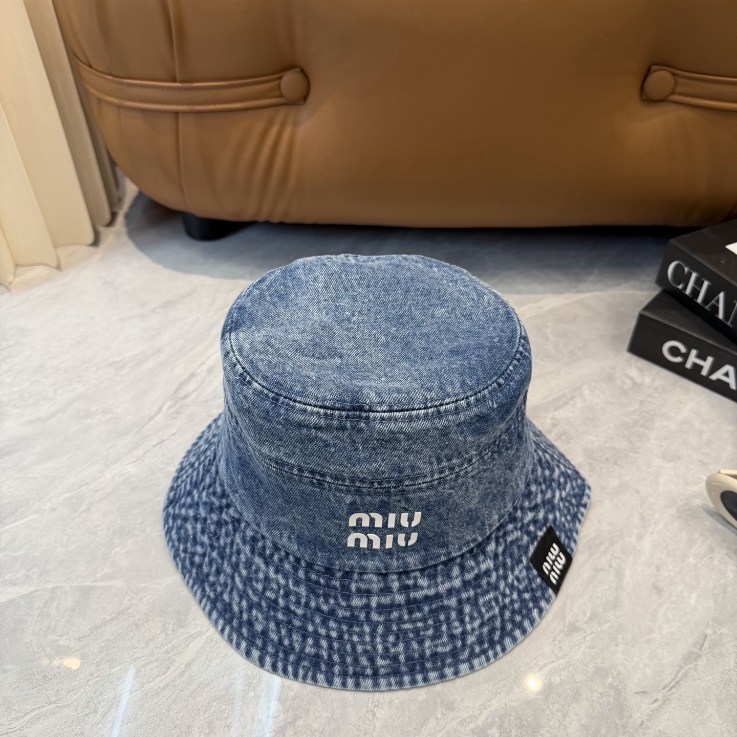 【Miumiu缪缪】新款牛仔订单款渔夫帽，大牌款超好搭配，赶紧入手！