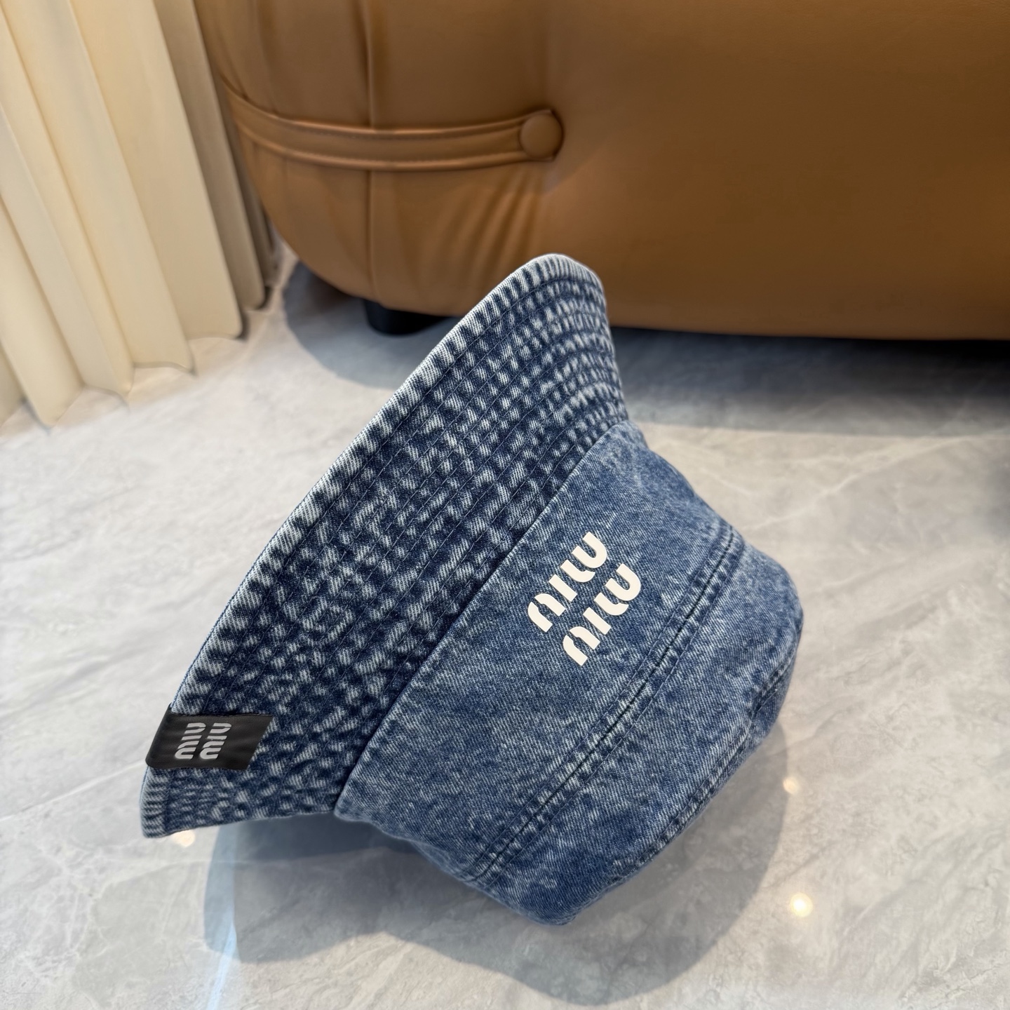 【Miumiu缪缪】新款牛仔订单款渔夫帽，大牌款超好搭配，赶紧入手！