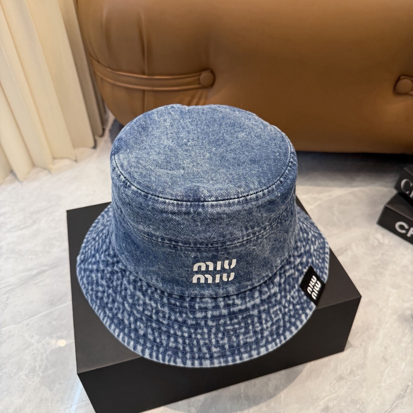 【Miumiu缪缪】新款牛仔订单款渔夫帽，大牌款超好搭配，赶紧入手！