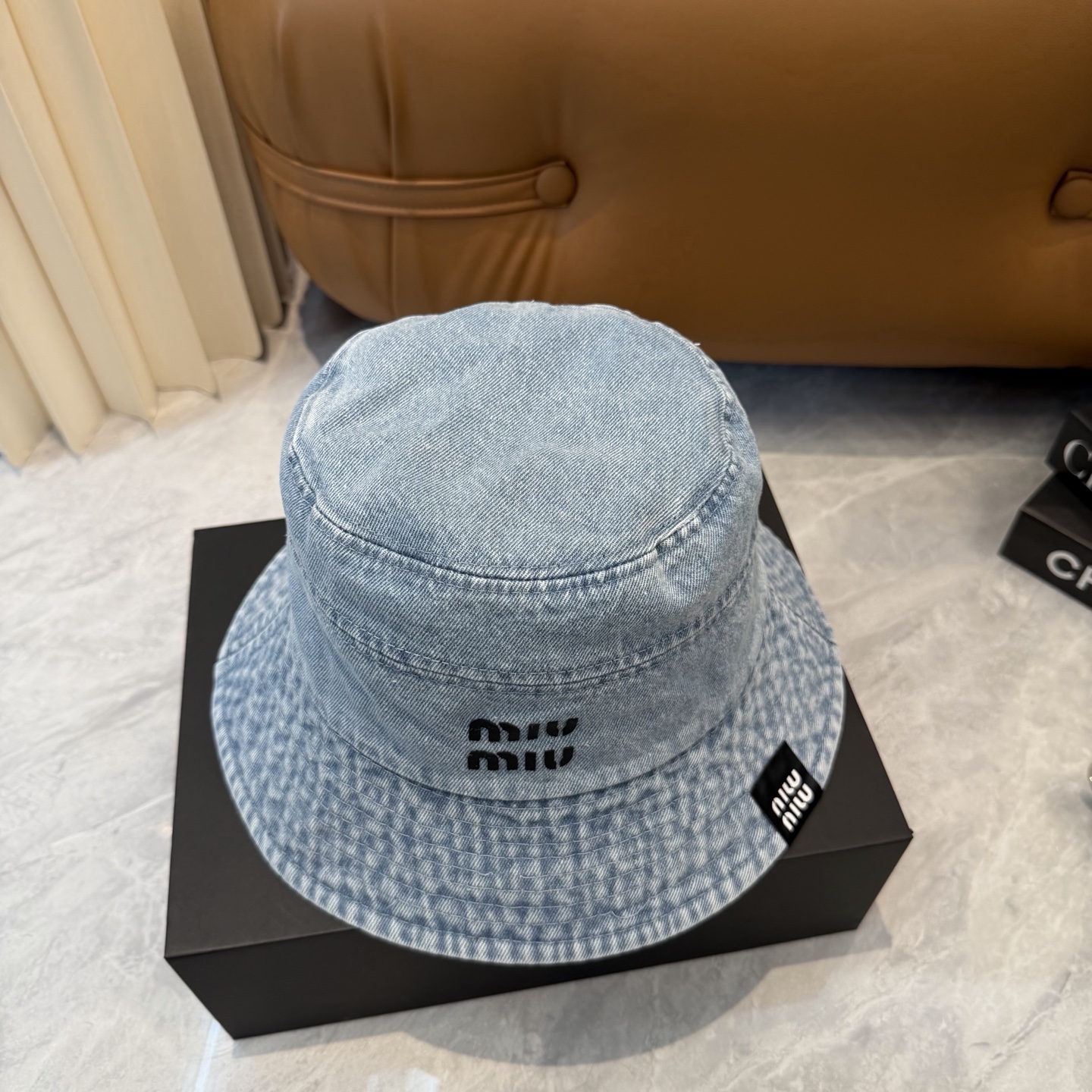【Miumiu缪缪】新款牛仔订单款渔夫帽，大牌款超好搭配，赶紧入手！