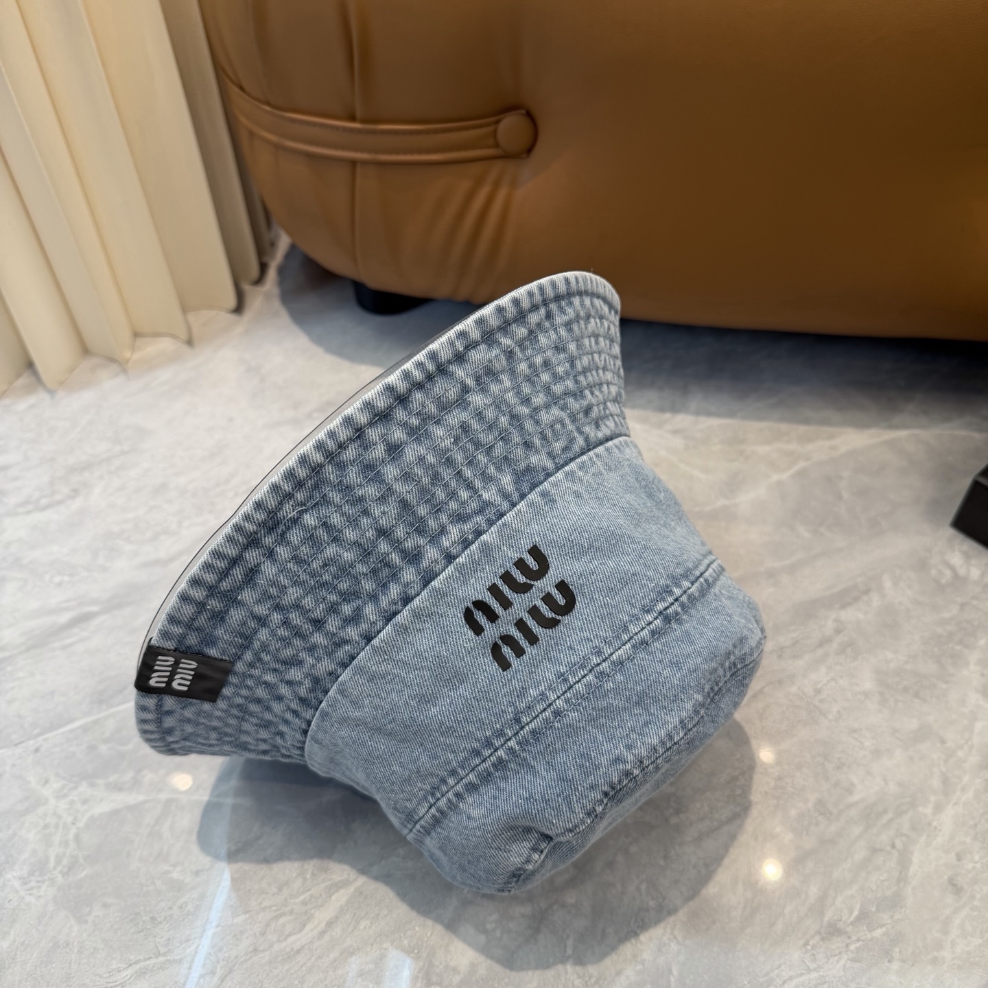 【Miumiu缪缪】新款牛仔订单款渔夫帽，大牌款超好搭配，赶紧入手！