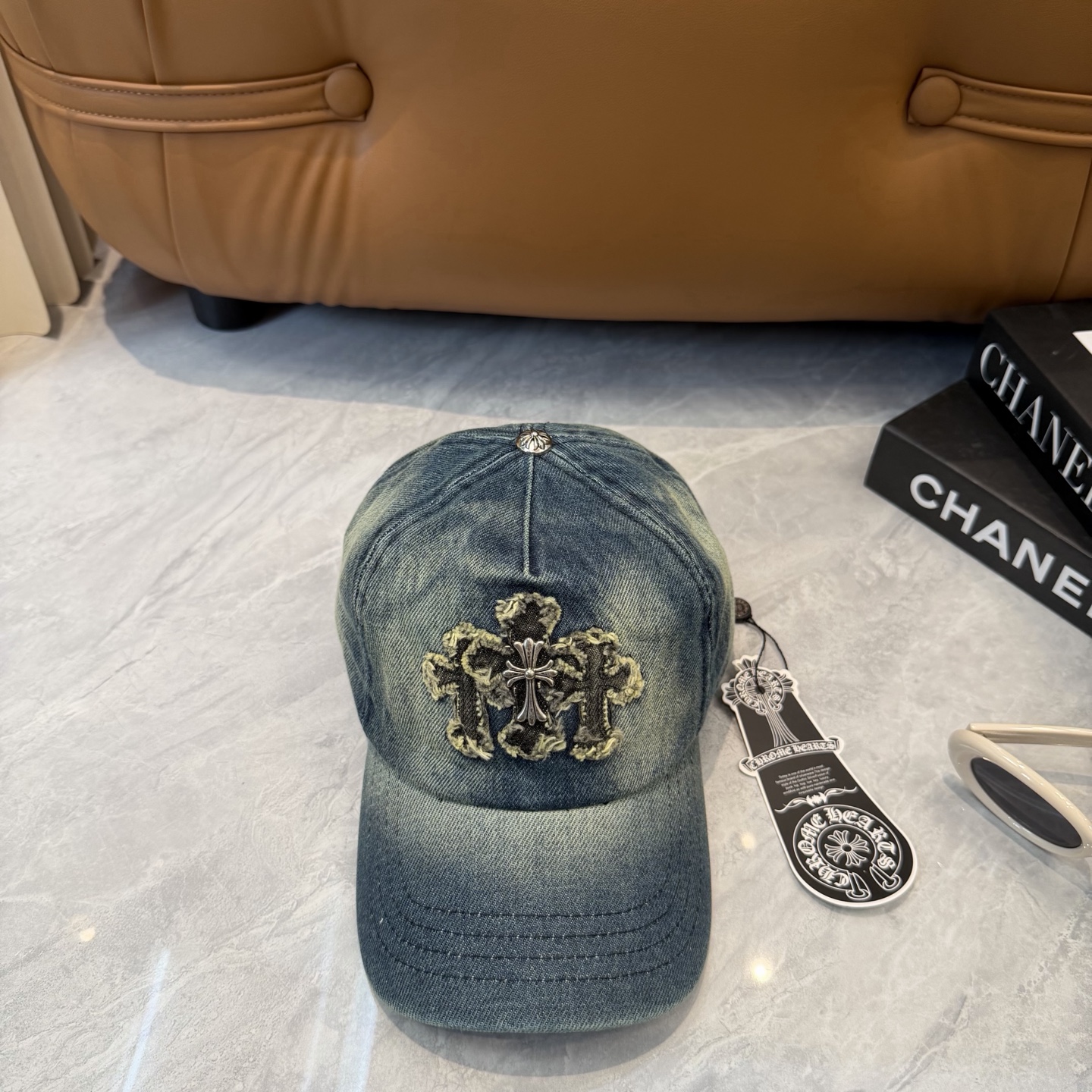 克罗心新款高品质洗水牛仔棒球帽，高端定制版！网红时尚博主同款！墙裂推荐！质量巨好！头围57cm