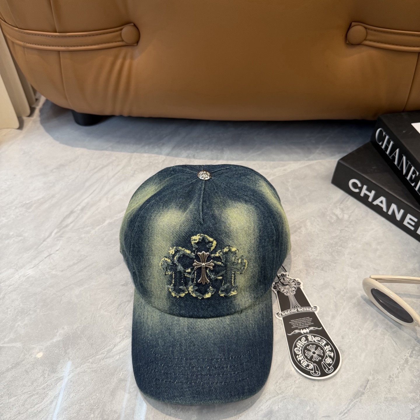 克罗心新款高品质洗水牛仔棒球帽，高端定制版！网红时尚博主同款！墙裂推荐！质量巨好！头围57cm