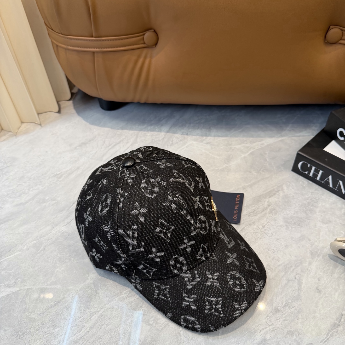 LV路易威登官网同步高版本 新款牛仔棒球帽🧢火爆技术升级，满印logo经典牛仔风街头风十足更符合现在时尚