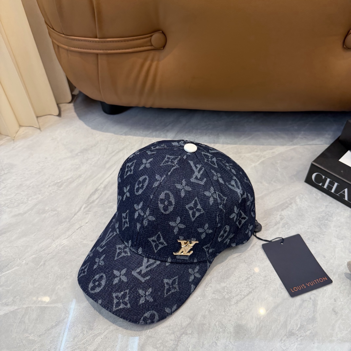 LV路易威登官网同步高版本 新款牛仔棒球帽🧢火爆技术升级，满印logo经典牛仔风街头风十足更符合现在时尚