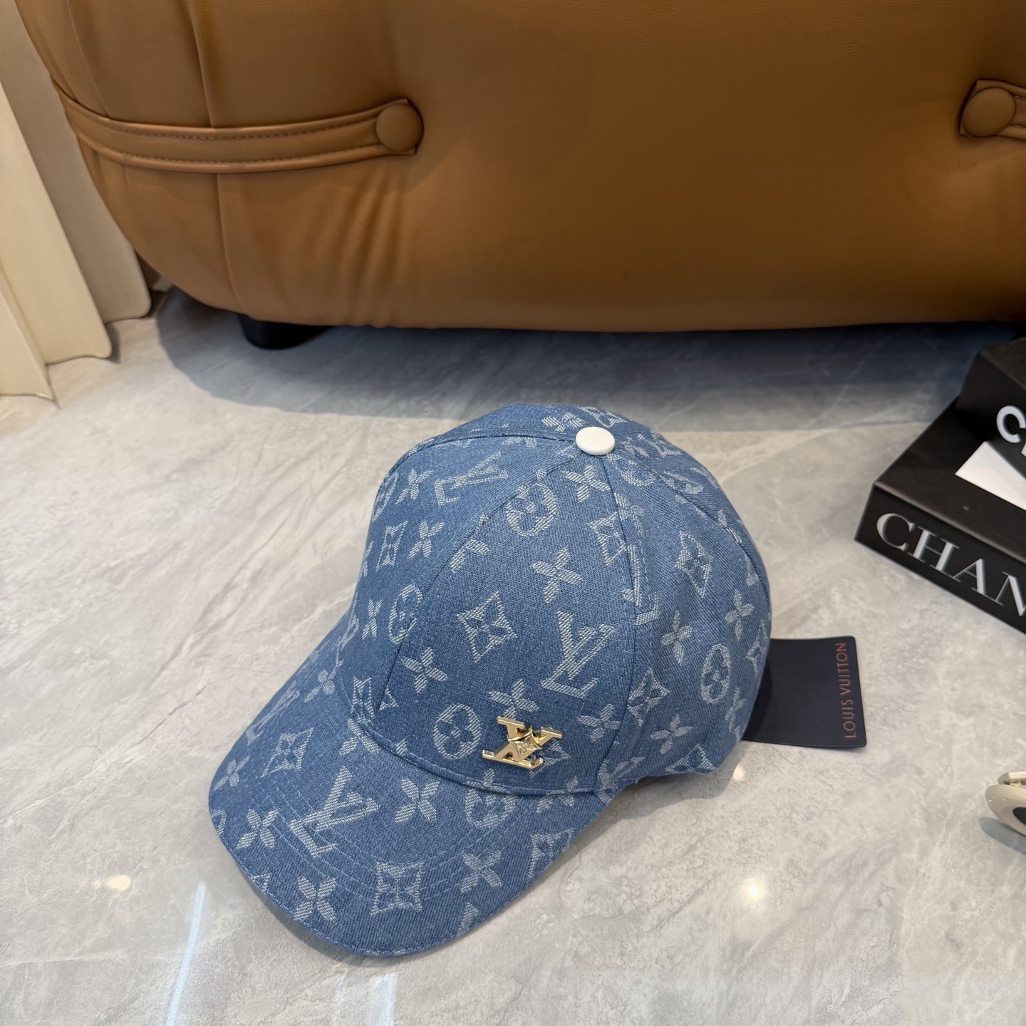 LV路易威登官网同步高版本 新款牛仔棒球帽🧢火爆技术升级，满印logo经典牛仔风街头风十足更符合现在时尚