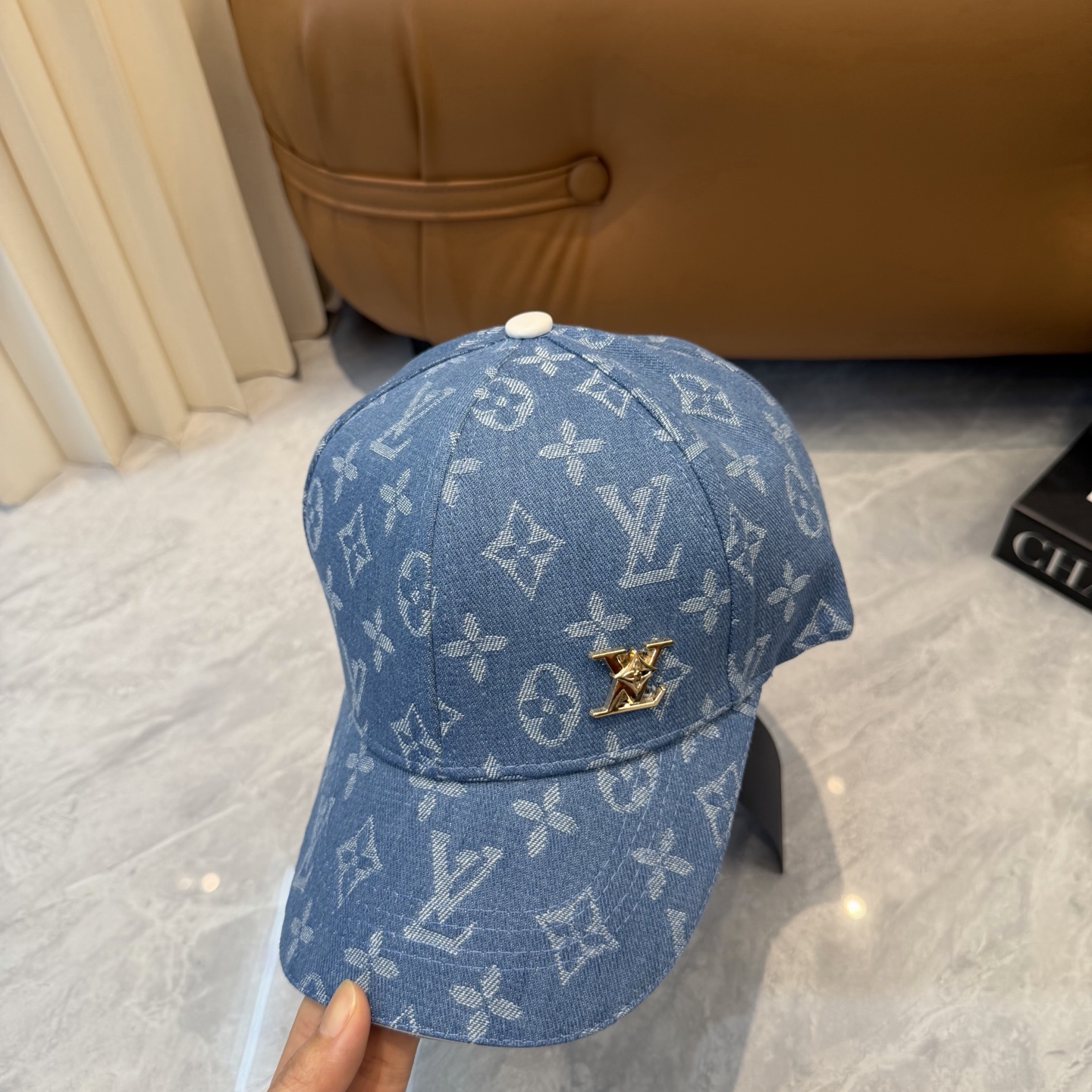 LV路易威登官网同步高版本 新款牛仔棒球帽🧢火爆技术升级，满印logo经典牛仔风街头风十足更符合现在时尚