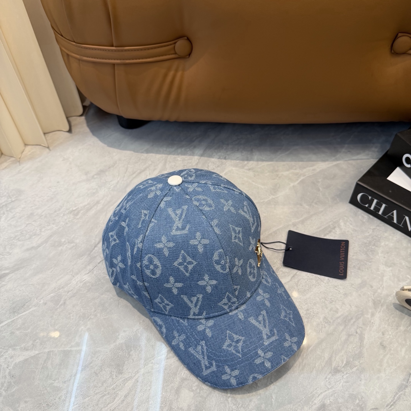 LV路易威登官网同步高版本 新款牛仔棒球帽🧢火爆技术升级，满印logo经典牛仔风街头风十足更符合现在时尚