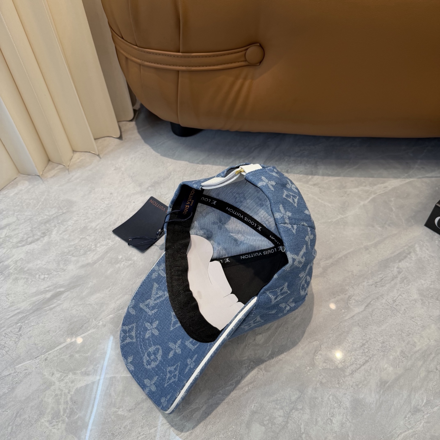 LV路易威登官网同步高版本 新款牛仔棒球帽🧢火爆技术升级，满印logo经典牛仔风街头风十足更符合现在时尚
