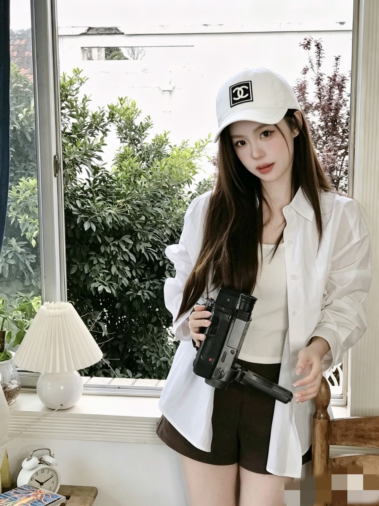 【CHANEL香奈儿】春夏新款简约小香logo棒球帽，新款出货，大牌款超好搭配，赶紧入手！