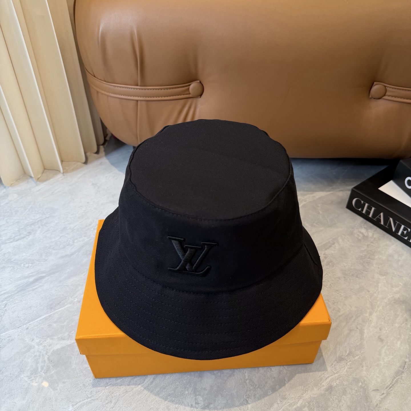 Louis Vuitton LV 路易威登 渔夫帽，刺绣logo
