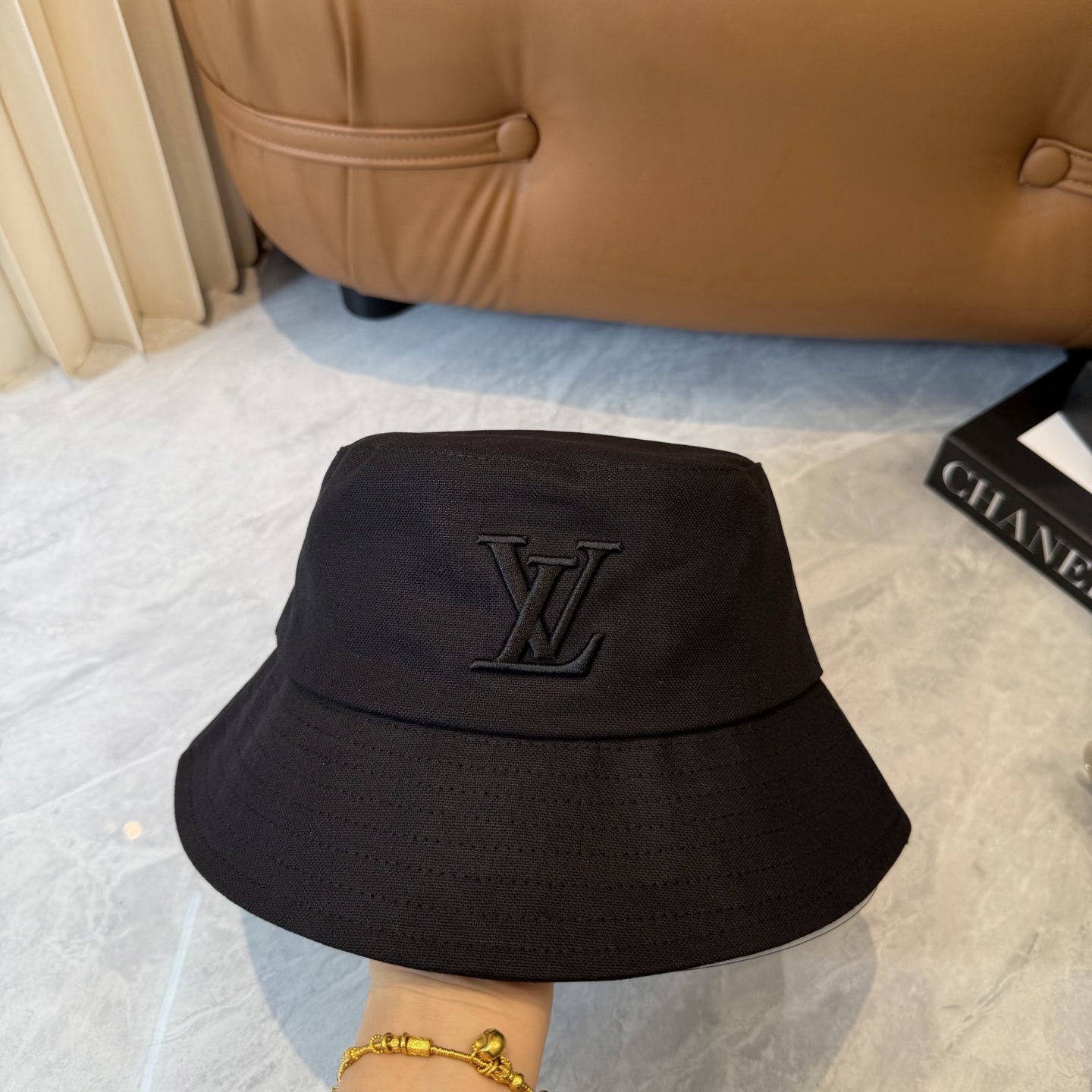 Louis Vuitton LV 路易威登 渔夫帽，刺绣logo