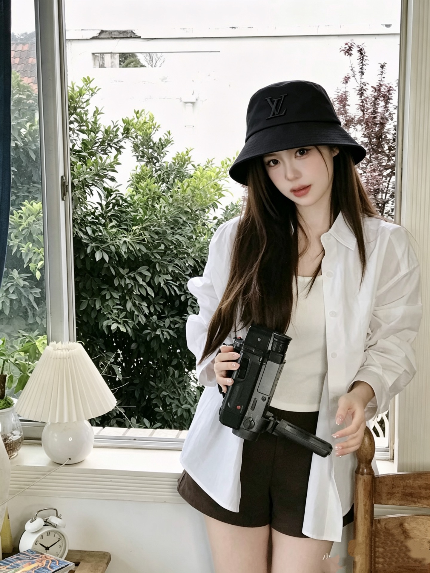 Louis Vuitton LV 路易威登 渔夫帽，刺绣logo