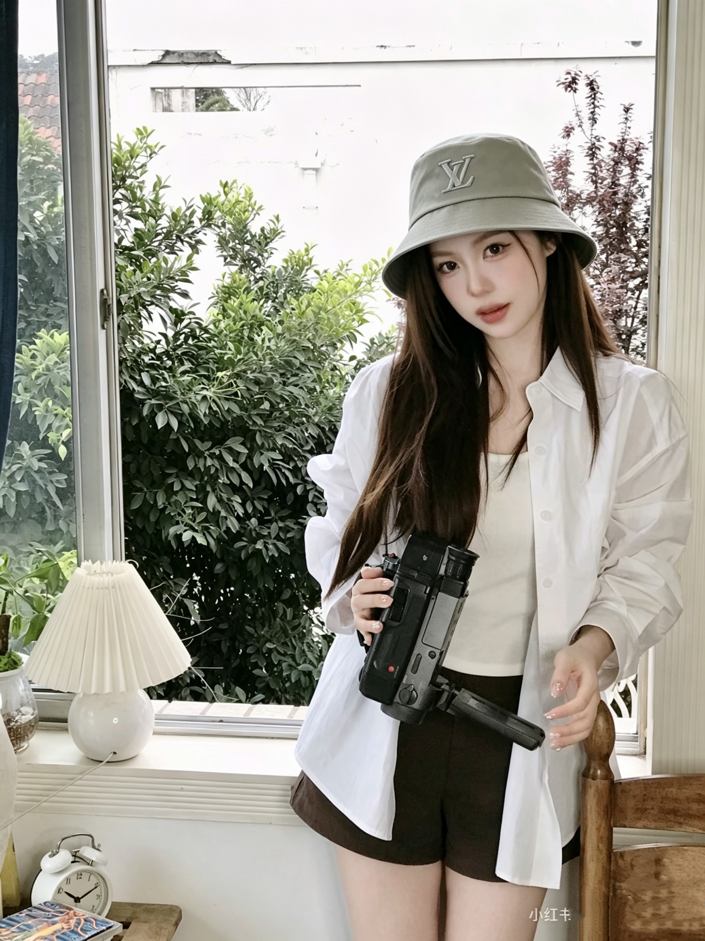 Louis Vuitton LV 路易威登 渔夫帽，刺绣logo