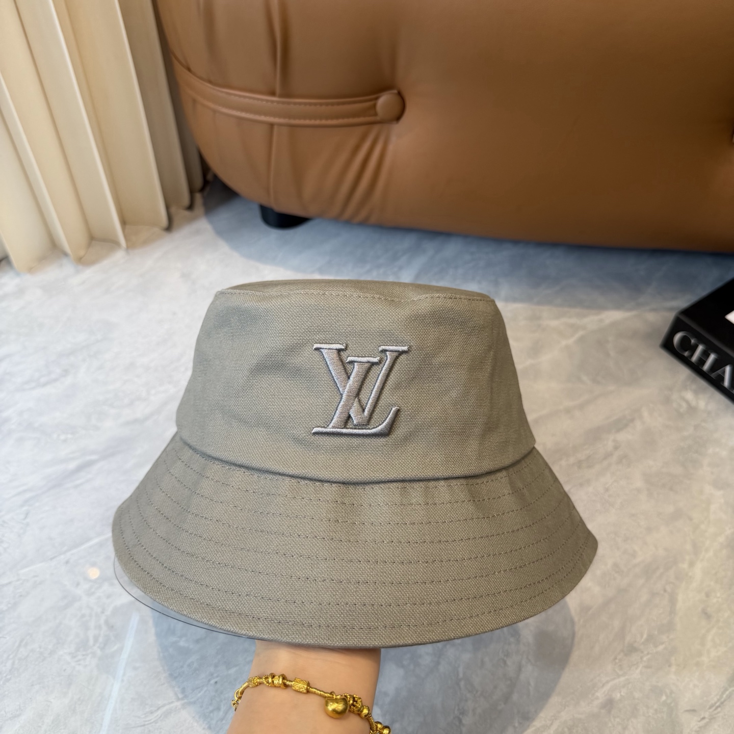 Louis Vuitton LV 路易威登 渔夫帽，刺绣logo